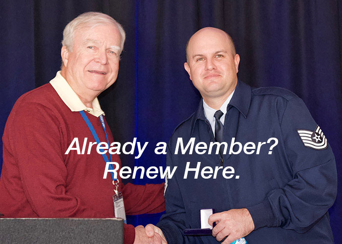 Art Forster and Best of the Best Winner Senior Airman Myers