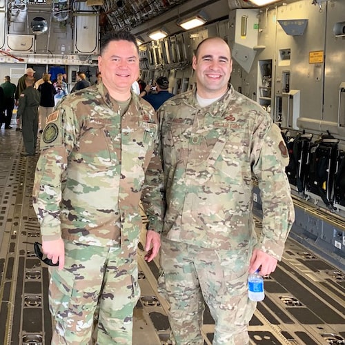 Col Westover & MSgt Salanitri