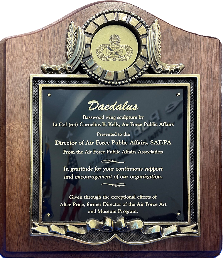 Daedalus Plaque