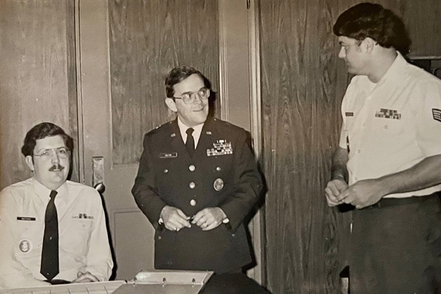 Gen Dalton with Two NCOs