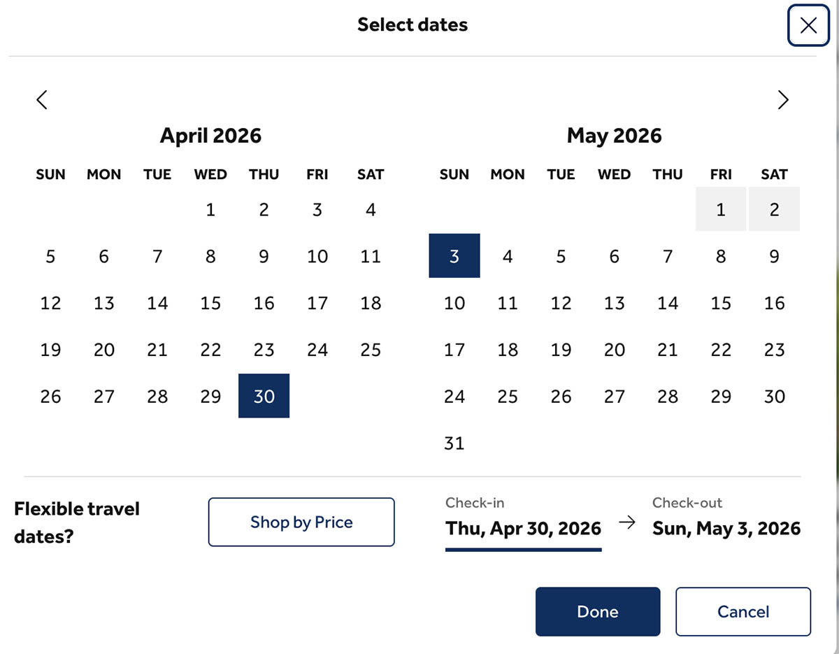 Hotel Reservation Screen 2b