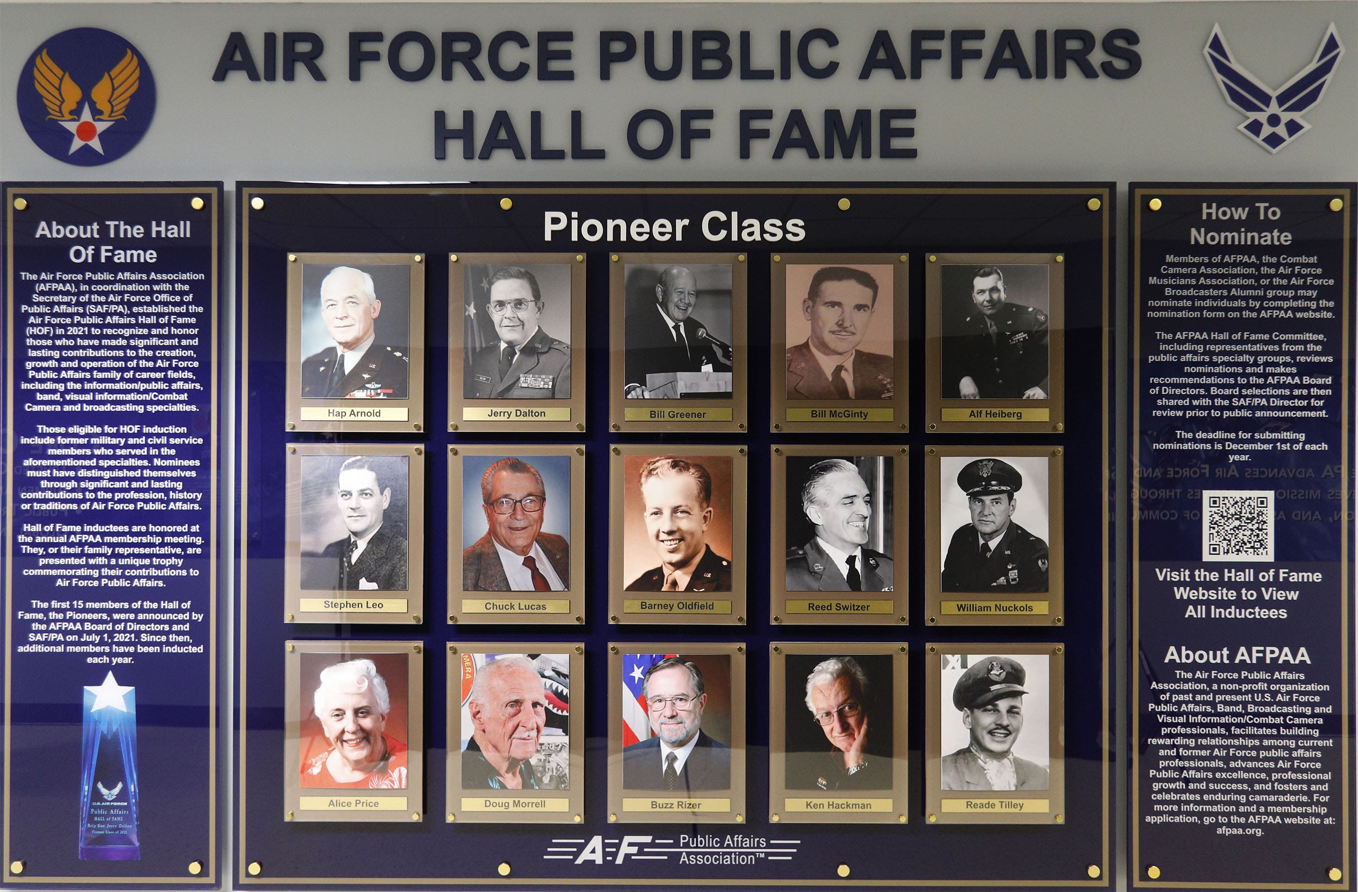 DINFOS HoF Display