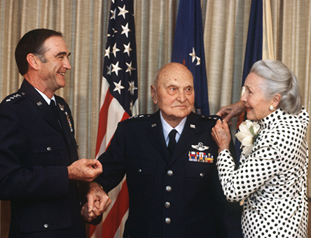 Gen Eaker Pinning