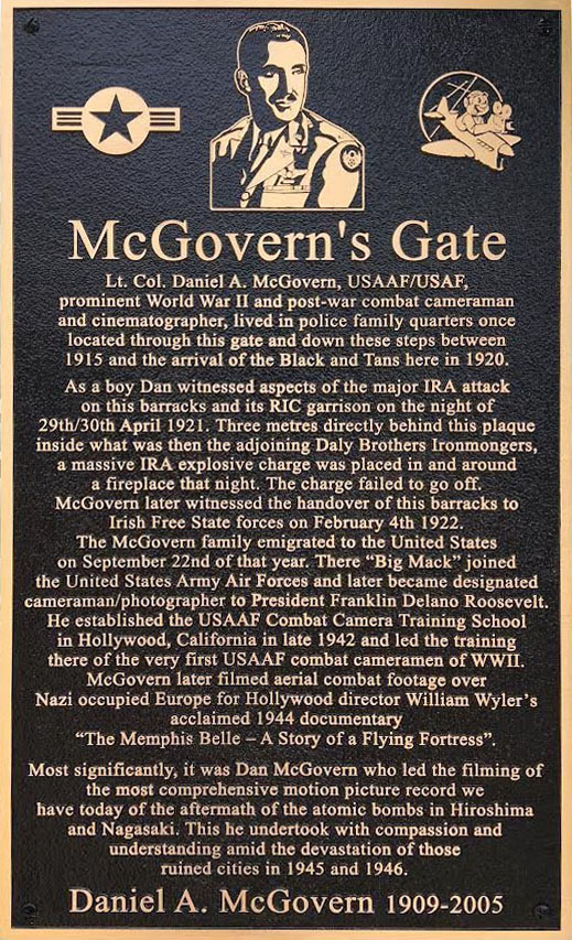 McGoverns Gate
        Plaque in Ireland