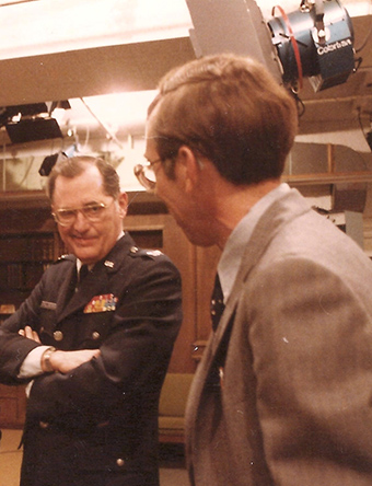 Col Schillerstrom with David Rigby at Media Training
