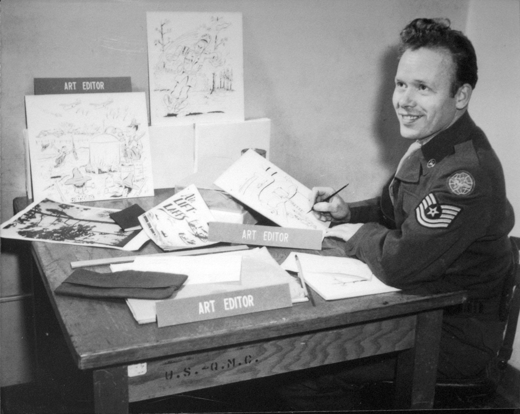 Jake Schuffert at Desk