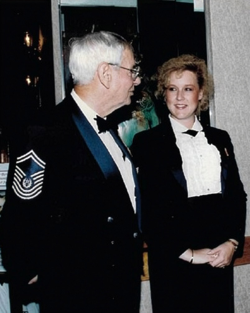 Renée and CMSAF Airey