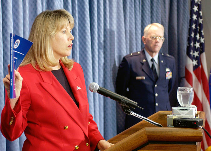 Press conference in Pentagon with Ron Rand