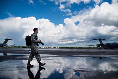 Photographer on Flight Line