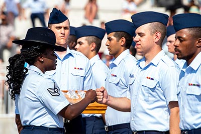 Basic Training Fist Bump