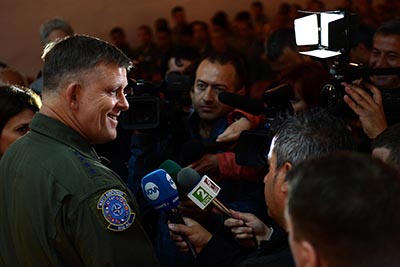 USAFE CC Meets Bulgarian Media